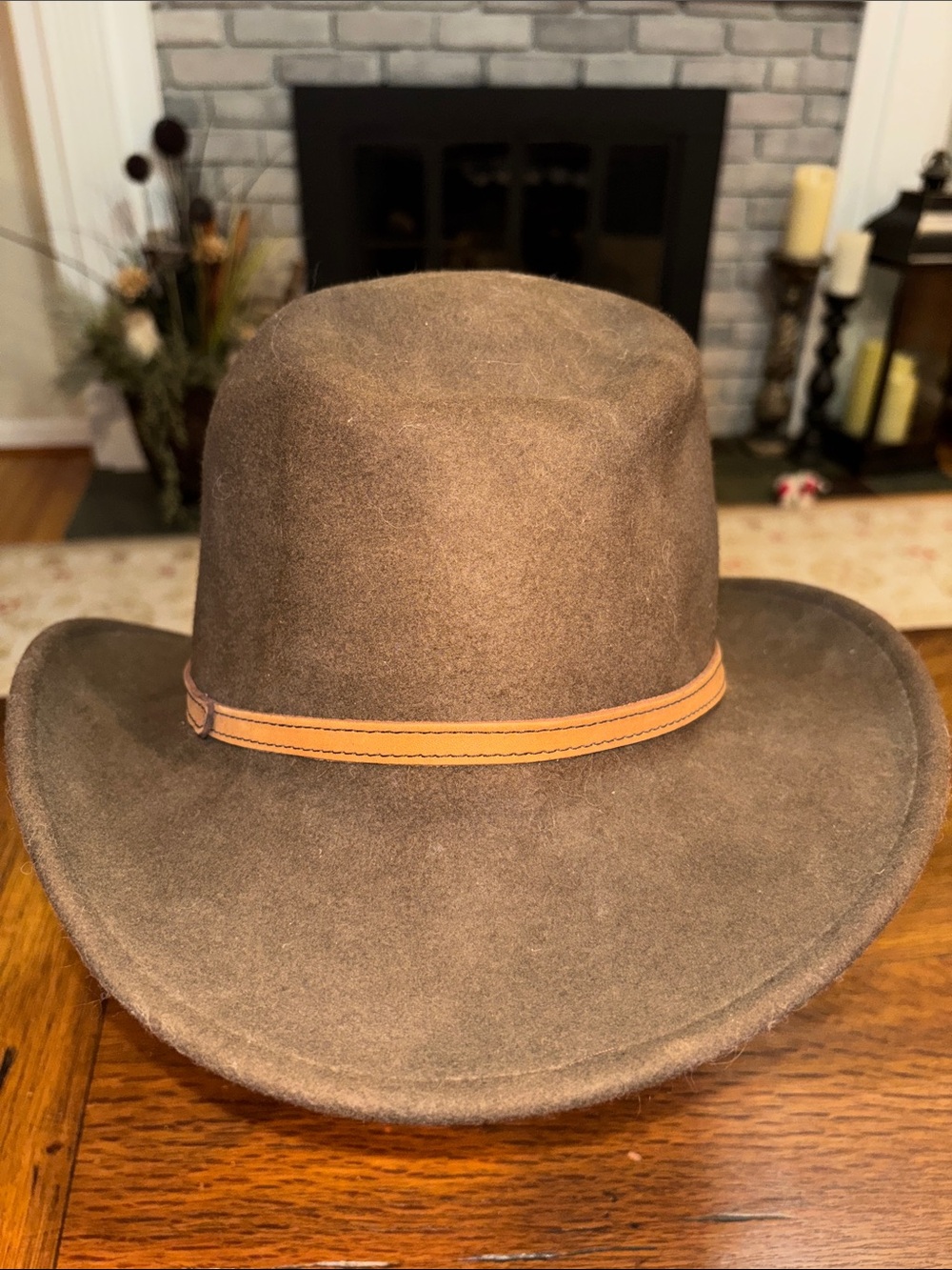 Stetson Brown Crushable Wool Hat USA
